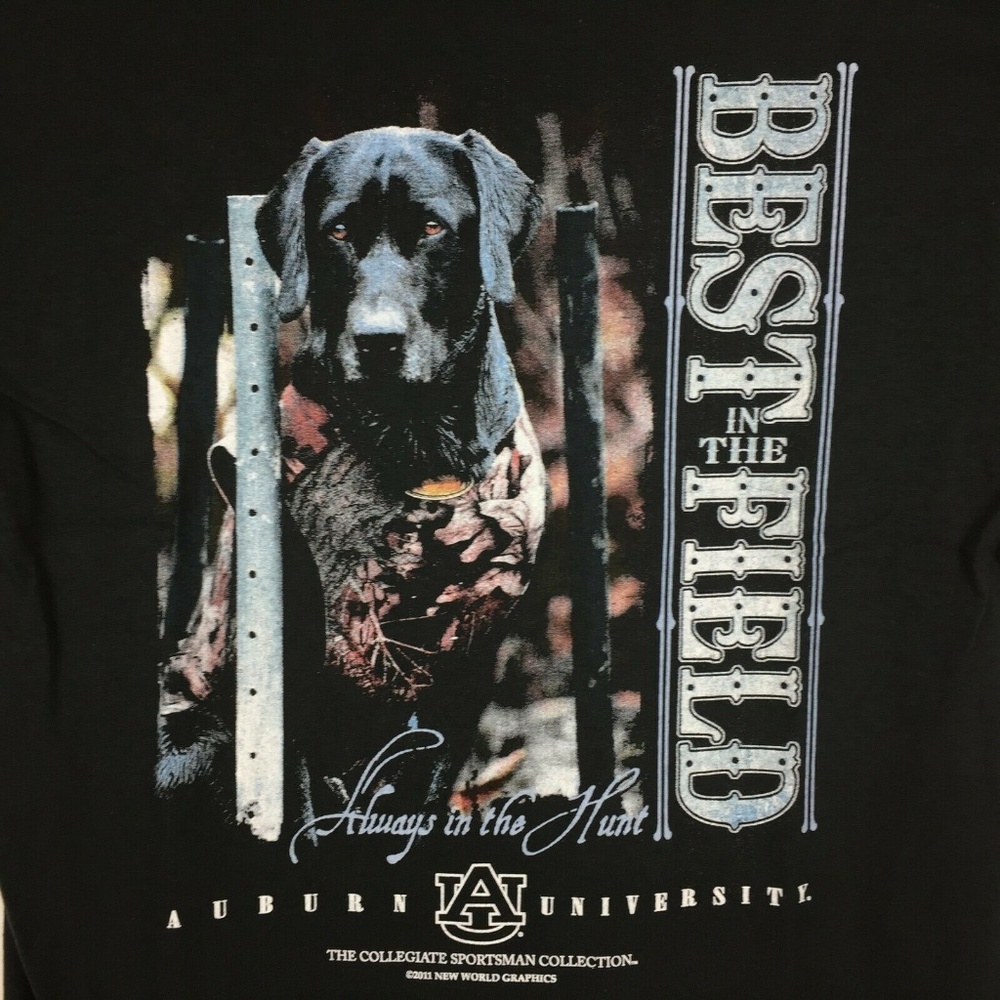 Auburn Tigers T-Shirt Hunting Dog Best Field Tee